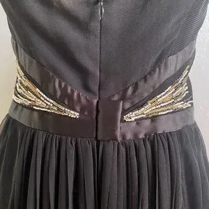 Nougat London Dresses | Nougat London Holiday Party Cocktail Dress | Color: Black/Gold | Size: 2 | Therefinedbee's Closet Nougat London Dresses | Nougat London Holiday Party Cocktail Dress | Color: Black/Gold | Size: 2 | Therefinedbee's Closet